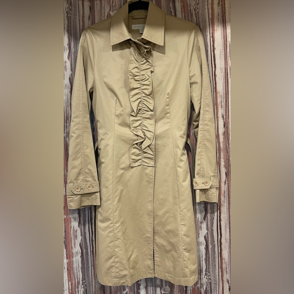 New York & Company Trench Coat New Size M - Picture 3 of 5